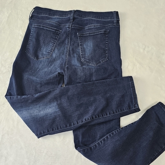 Gap 1969 Jeans 31P Resolution Slim Straight Leg Dark Wash Denim - Picture 8 of 12